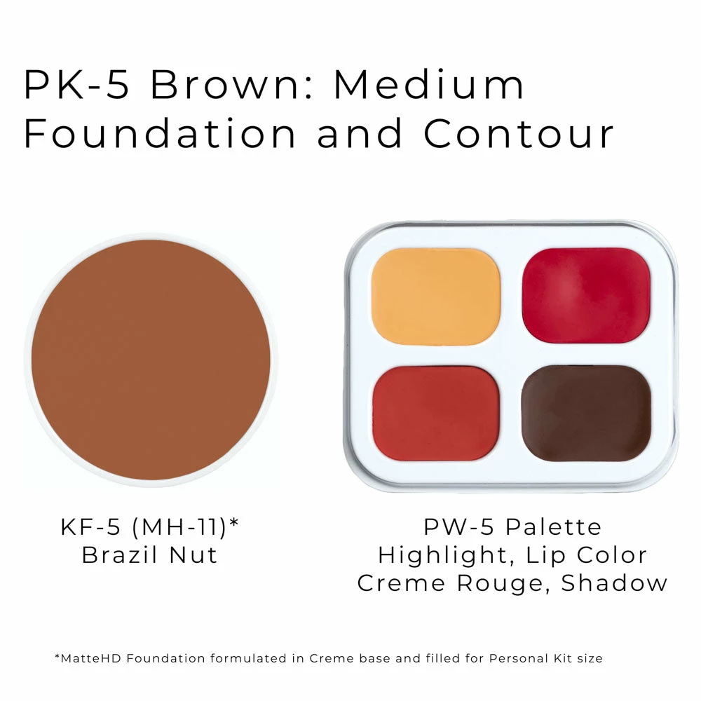 Personal Makeup Kit (Brown Tones) By Ben Nye 5 Personal Makeup Kit (Brown Tones) By Ben Nye