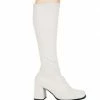 Ellie Shoes Costume Go-Go Boots White (Adult) 2 Ellie Shoes Costume Go-Go Boots White (Adult)