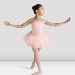 Dance Boutique Cap Sleeve Tutu Dress By Mirella (Child)