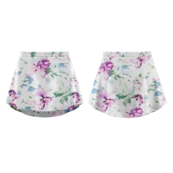Danse De Paris Jardin Floral Print Skirt