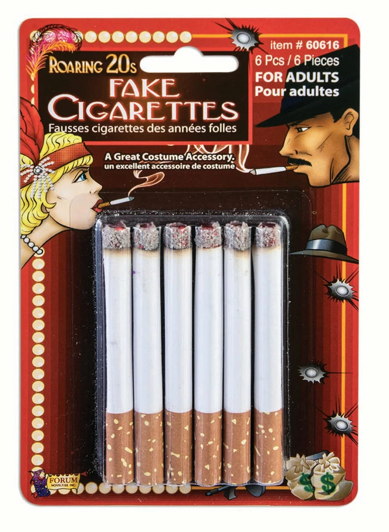 Forum Accessories Cigarettes Fake (6 Pack) Period Decades 3 Forum Accessories Cigarettes Fake (6 Pack) Period Decades