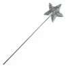 JH Hat Company Wands, Canes & Staffs Sequin Star Wand - Silver