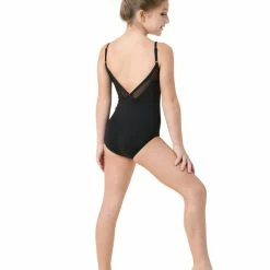 Danznmotion Demi Sheer Accent Camisole Leotard (Child) Dance Boutique