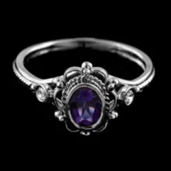 SAM Corporation Scrolled Stone Ring Jewelry