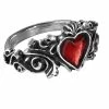 Alchemy Of England Classic Halloween Betrothal Heart Ring