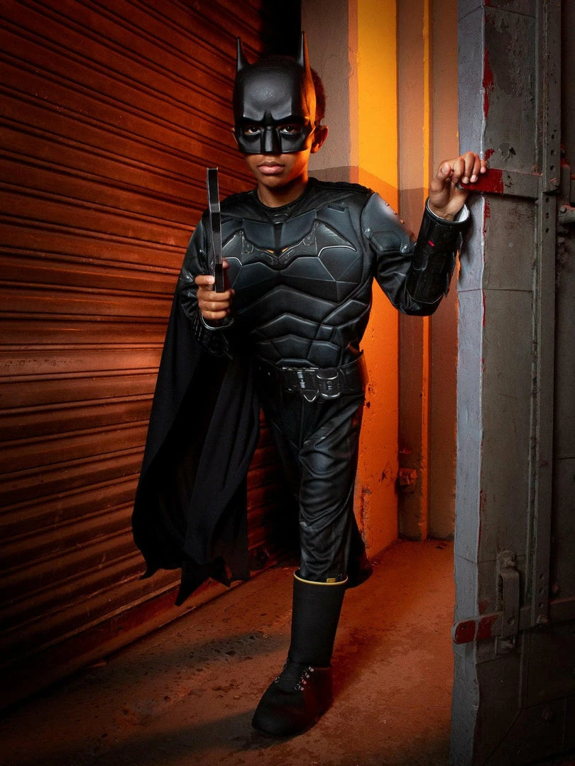 Rubies Costumes The Batman Deluxe Costume (Child) Boys 4 Rubies Costumes The Batman Deluxe Costume (Child) Boys