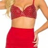 A Chorus Line Sequin Bra (Red) Costuming Separates