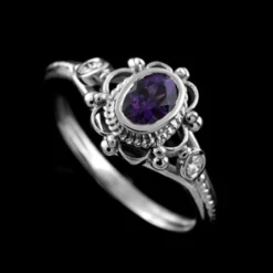 SAM Corporation Scrolled Stone Ring Jewelry