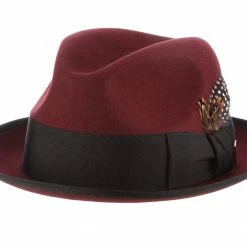 Dorfman Pacific Deluxe Swing Fedora Period Decades