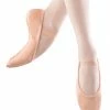 Dansoft Leather Ballet By Bloch (Child, Pink) 1 Dansoft Leather Ballet By Bloch (Child, Pink)