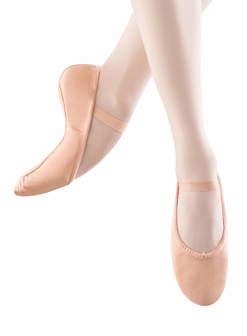 Dansoft Leather Ballet By Bloch (Adult, Pink) 3 Dansoft Leather Ballet By Bloch (Adult, Pink)
