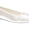 Trimfit Bridal Satin Ballet Flat (Adult) Shoes