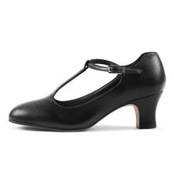 Leather 2" Character T-Strap By Bloch (Adult)