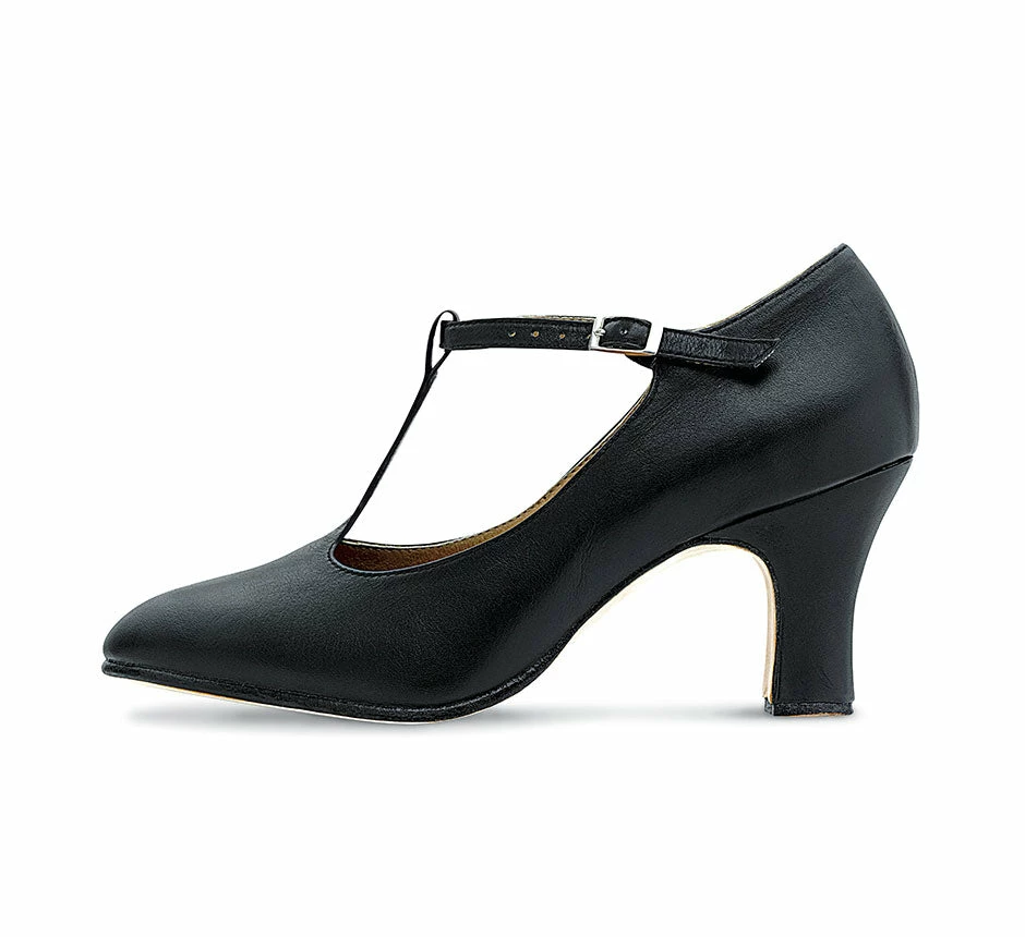 Shoes Leather 3" Character T-Strap By Bloch (Adult) 4 Shoes Leather 3" Character T-Strap By Bloch (Adult)