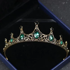 Elope Antiqued Gold Crown Historical