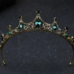 Elope Antiqued Gold Crown Historical