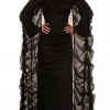 Underwraps Costuming Separates Coffin Black Cape (Adult)