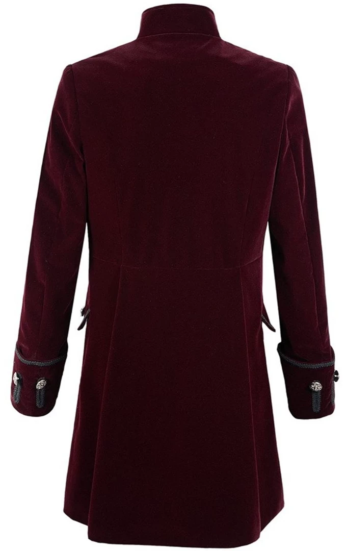 Underwraps Burgundy Frock Coat (Adult) 4 Underwraps Burgundy Frock Coat (Adult)