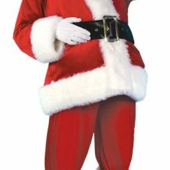 Easter Unlimited Costumes Deluxe Velvet Santa Suit