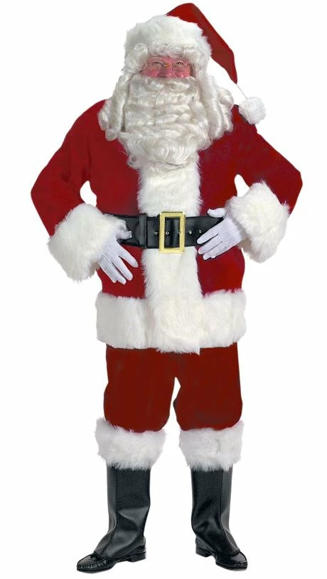 Rubies Costumes Deluxe Velveteen Santa Suit 3 Rubies Costumes Deluxe Velveteen Santa Suit