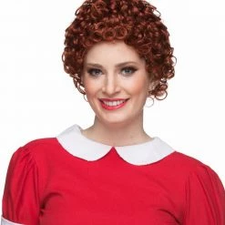 Sepia Annie Wig