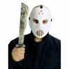 Fun World Costumes Hockey Mask & Machete Set Modern Movies, TV And Books