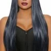 Dreamgirl Long Straight Midnight Blue Wig Fairies