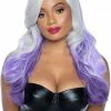 Leg Avenue Hair Allure Multi Color Long Wavy Wig