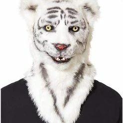 Elope White Tiger Mouth Mover Mask Masks