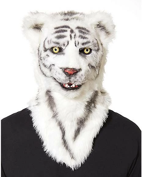 Elope White Tiger Mouth Mover Mask Masks 3 Elope White Tiger Mouth Mover Mask Masks