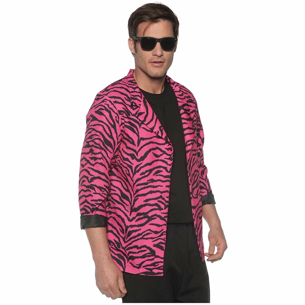 Underwraps Costumes 80's Zebra Jacket (Adult) 4 Underwraps Costumes 80's Zebra Jacket (Adult)