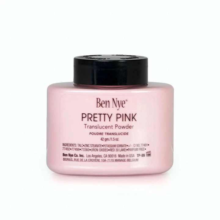 Makeup Pretty Pink Face Powder By Ben Nye TP-89 3 Makeup Pretty Pink Face Powder By Ben Nye TP-89