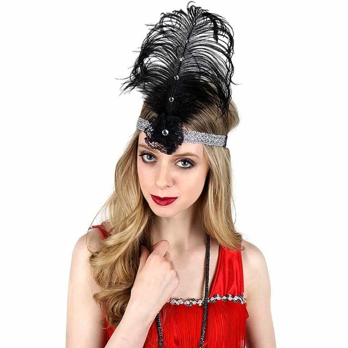 SAM Corporation Ostrich Flapper Headpiece Themes 3 SAM Corporation Ostrich Flapper Headpiece Themes