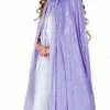 Underwraps Costuming Separates Lavender Panne Velvet Cape (Child)