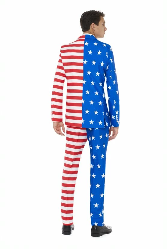 Suitmeister USA Flag Suit (Men) Costumes 4 Suitmeister USA Flag Suit (Men) Costumes