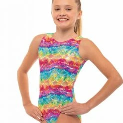 Gymnastic Print Leotard By Motionwear (Child) Dance Boutique