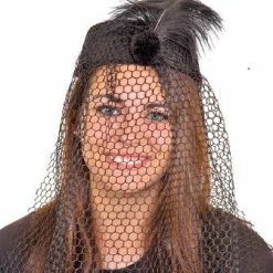 JH Hat Company Pillbox Hat With Veil