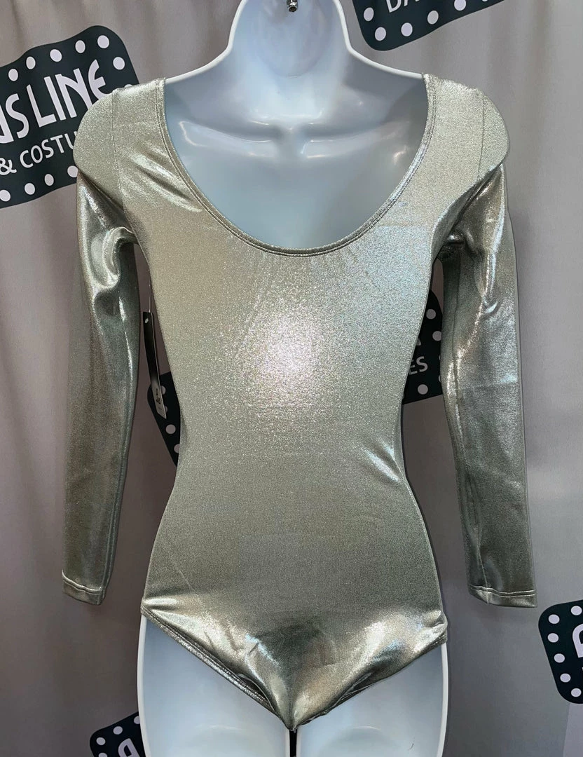 Leos Long Sleeve Metallic Leotard (Adult) 4 Leos Long Sleeve Metallic Leotard (Adult)
