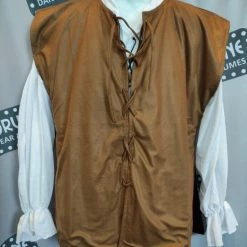 Kashi Lace Up Character Vest (Adult) Costuming Separates