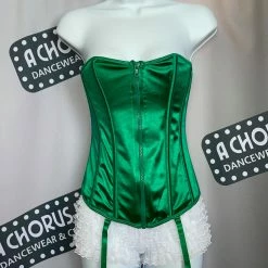 Seven Til Midnight Costuming Separates Green Stretch Corset