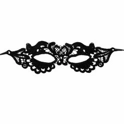 WF Imports Black Lace Mask