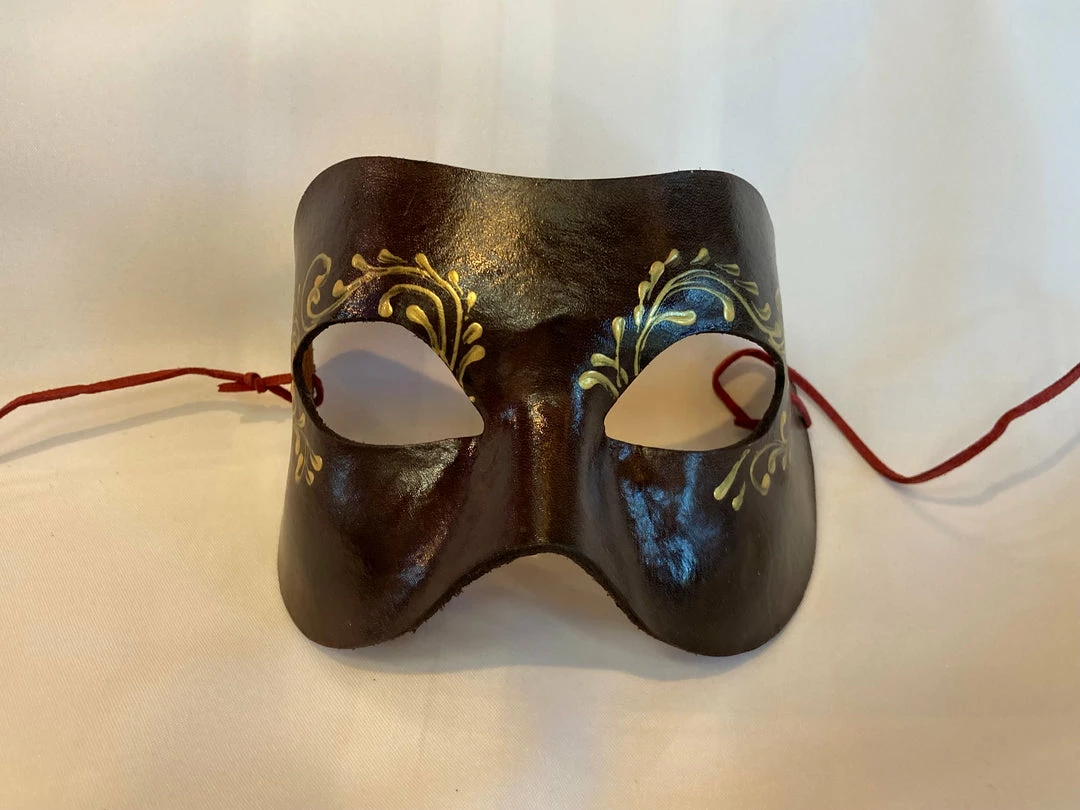 Veneziano Giuseppe Leather Venetian Mask Masks 3 Veneziano Giuseppe Leather Venetian Mask Masks