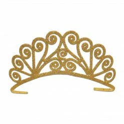 Beistle Glitter Tiara Crown (Gold)