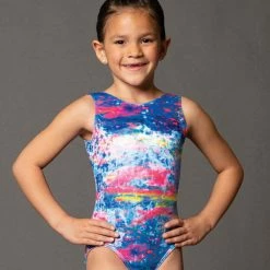 Motionwear Dance Boutique Velour Clouds Tank Leotard (Child)