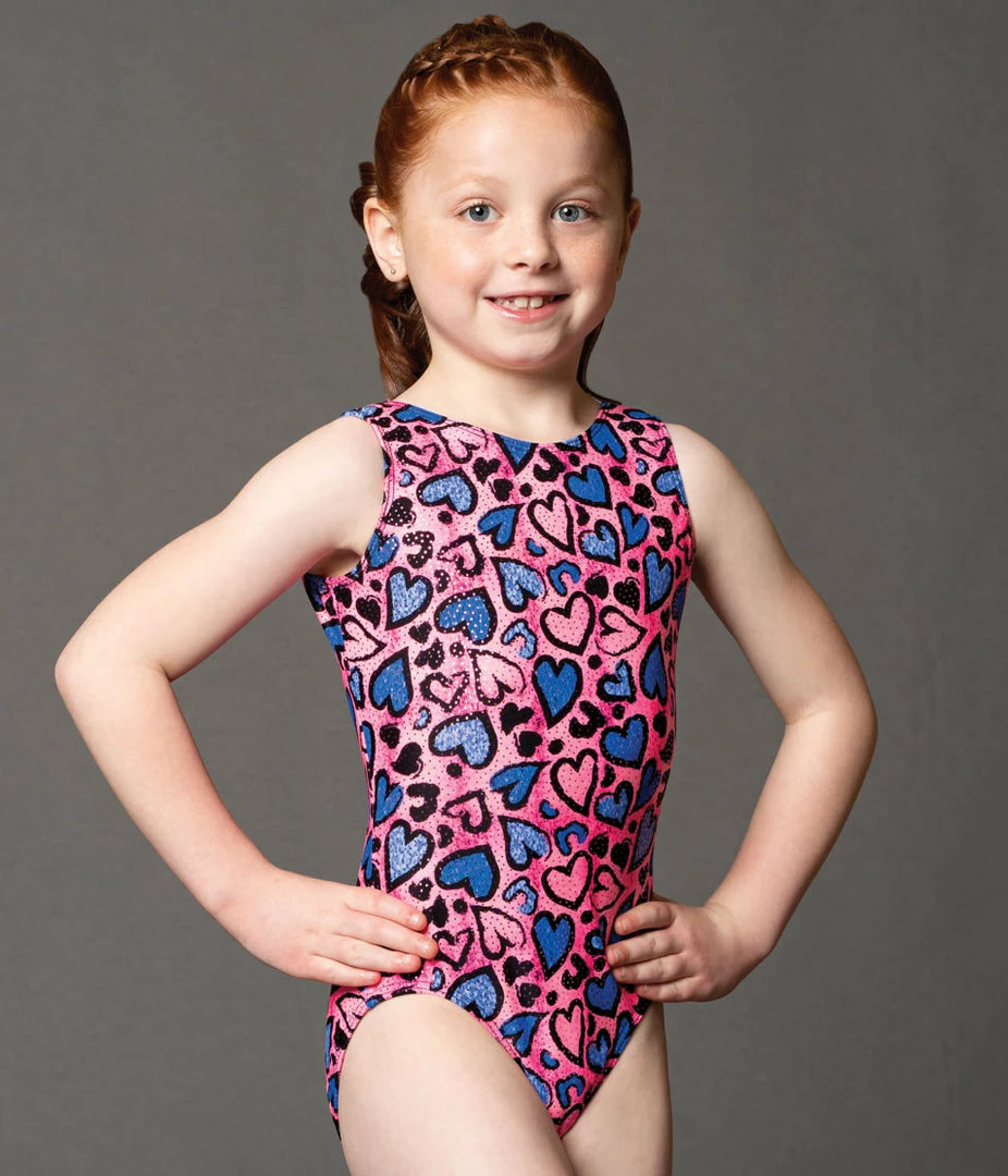 Motionwear Wild Hearts Tank Leotard (Child) Dance Boutique 3 Motionwear Wild Hearts Tank Leotard (Child) Dance Boutique