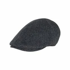 Mega Cap Wool Herringbone Newsie Hat Accessories
