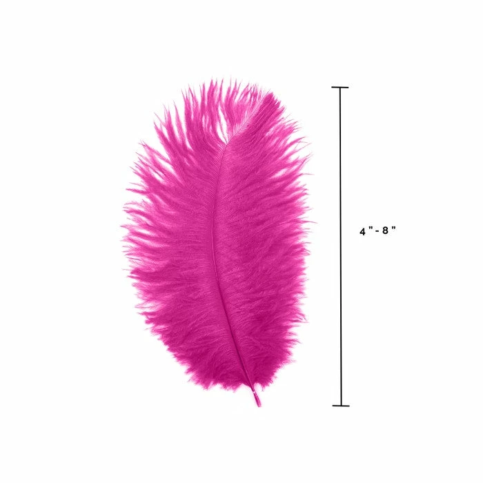 Zucker Ostrich Feather (Shocking Pink) Embellishments 11 Zucker Ostrich Feather (Shocking Pink) Embellishments