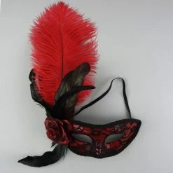 Zucker Ostrich Feather (Red) Embellishments 17 Zucker Ostrich Feather (Red) Embellishments
