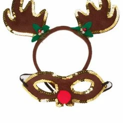 JH Company Reindeer Antlers & Mask Set