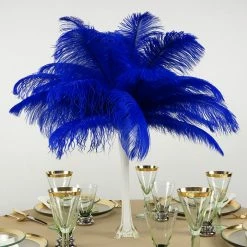 Zucker Ostrich Feather (Royal Blue) Embellishments